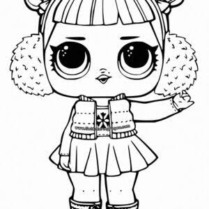 Harry Potter and L.O.L Surprise Doll coloring pages