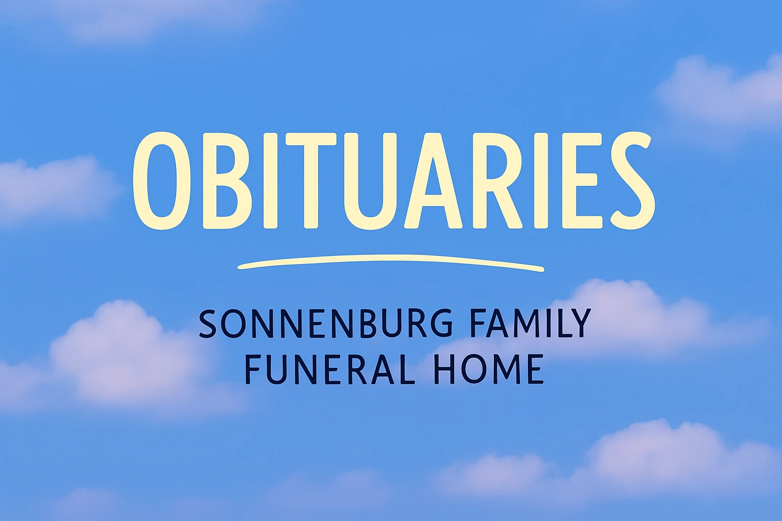 sonnenburg family funeral home obituaries