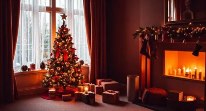 orange studder at christmas crossword clue