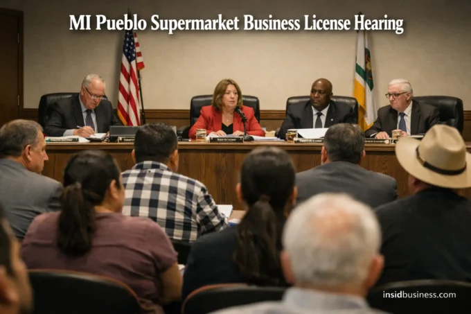mi pueblo supermarket business license hearing